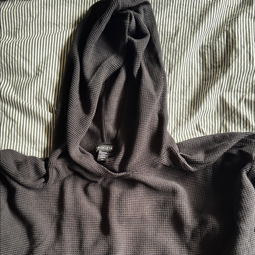 Athleta Women’s Black Thermal Hoodie Size XL